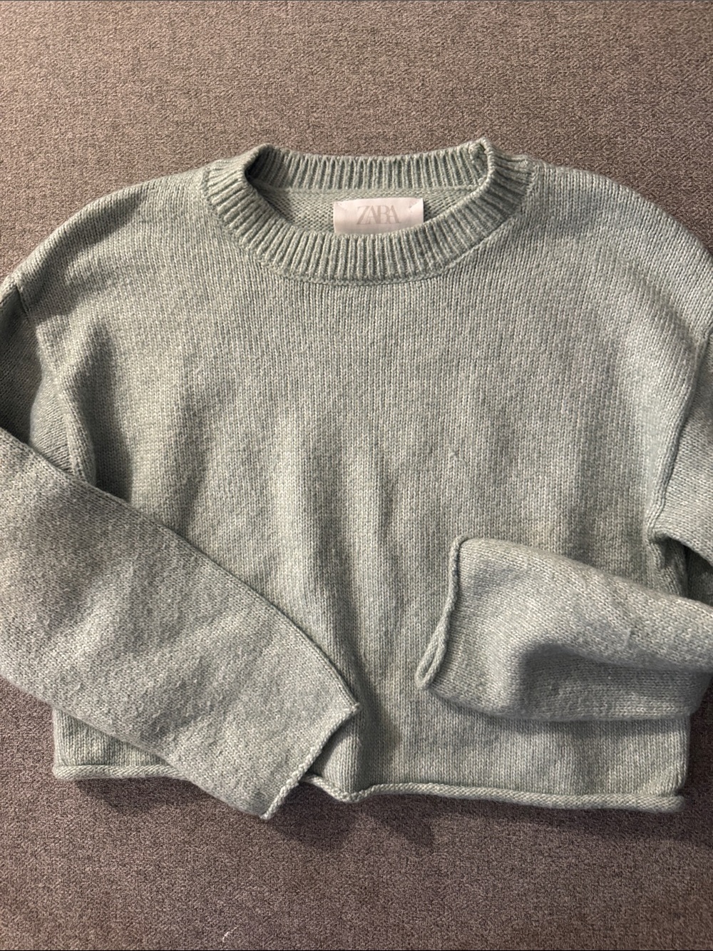 3/$15- Zara Mint Crewneck Sweater